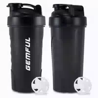 2er Pack 750ml Protein Shaker Bpa Frei für Proteinshakes, Fi 1 st
