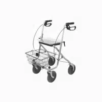 Drive Medical Migo Rollator Aus Stahl, Silberfarben 1 St