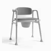 Versa Sitz Und Toilettenstuhl Grau 1 St