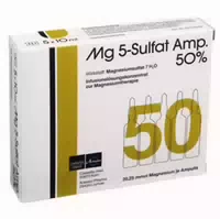 Mg 5 Sulfat Amp 50% Infusionslösungskonzentrat 5 St Infusionslösungskonzentrat