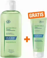 Ducray Extra Mild Shampoo 200 ml Gratis Extra Mild Shampoo 100 ml