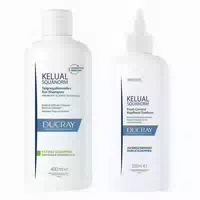 Ducray Shampoo Fettige Schuppen 400ml  Tonikum 200ml