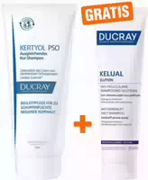 Ducray Kertyol Pso Feuchtigkeitsbalsam 200 ml Gratis Elution Ausgl Shampoo 100 ml