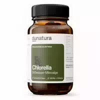 Dunatura Chlorella Vulgaris Presslinge 100% Pur 224 st in Glasflasche Natürlich