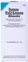 Isotone Nacl Lösung Asmedic Injektionslsg Amp 10 X 1 ml