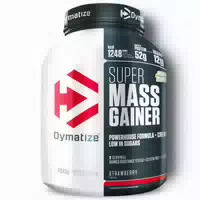 Dymatize Weight Gainer Pulver Super Mass Kohlenhydrate Gourmet Strawberry