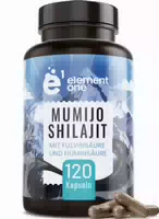 Shilajit Mumijo 500mg 10:1 | Fulvinsäure Kapseln Vegan 120 st Element One