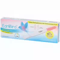 Earlibird Ultrafrüh Schwangerschaftstest 2 St Teststreifen