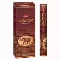 Räucherstäbchen Sandelholz 120 Stäbchen Sixpack Indien Hem H 1 st