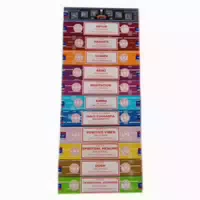 Satya Räucherstäbchen Set 12x15g Nag Champa Oodh Opium Medit 1 st