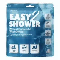 Easy2shower Waschhandschuhe mit Barriere Schutzcreme