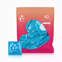 «ribs & Dots» Kondome 40er Pack, Rippen & Noppen 40 Kondome 40 st