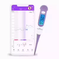 Easy@home Basalthermometer Fruchtbarkeitsthermometer Ovulationstest zur Zykluskontrolle und Eisprung 1 st
