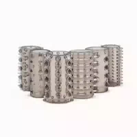 Easytoys Penisring Penishülle aus Silikon mit Noppen 5 st