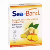 Sea Band Ingwer Lutschbonbons Zuckerfrei 24 st Bonbons