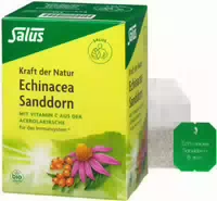Echinacea Sanddorn Tee Kraft der Natur Salus 15 Filterbeutel
