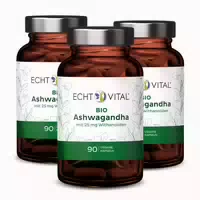 Echt Vital Bio Ashwagandha 3 Gläser 3x90 St