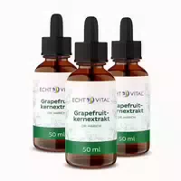 Echt Vital Grapefruitkernextrakt 3 Flaschen mit Je 50 ml 3x50 ml
