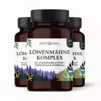 Echt Vital Löwenmähne Komplex mit Löwenmähne Extrakt, Q10 und B12