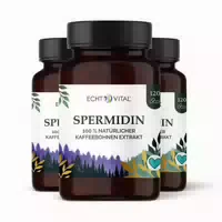 Echt Vital Premium Spermidin aus 100 % Natürlichem Kaffebohnen Extrakt