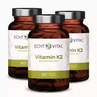 Echt Vital Vitamin K2 3 Gläser 3x60 st