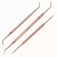 Eckenheber Nagelfeile Edelstahl Set 3er Zehennägel Fußpflege 1 st