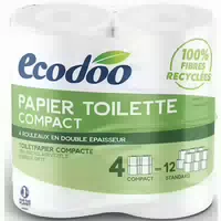 Ecodoo Toilettenpapier Compact 4 Rollen