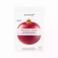 Ecosecret Revitalisierende Gesichtsmaske Granatapfel 100 % Baumwolle