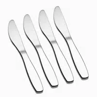 Edelstahl Kinder Messer Set 4 Stück Essmesser 1 st