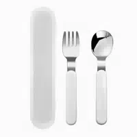 Edelstahl Kinderbesteck Set Löffel Gabel mit 1 st