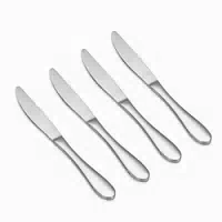 Edelstahl Kinder Messer Set 4 Stück Essmesser 1 st
