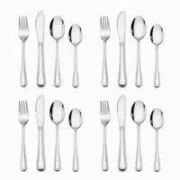 Edelstahl Kinderbesteck Set 16teilig mit Gabel 1 st