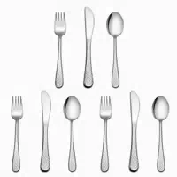 Edelstahl Kinderbesteck Set 9 Teile Löffel Gabel 1 st