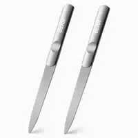 Edelstahl Nagelfeile Doppelseitige Präzisions Nagelpflege Gl 1 st