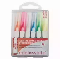 Edelwhite Pro Interdentalbürste Start Kit Gem Größe