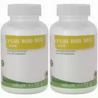 Eder Health Nutrition Lysin 800 mg Zink