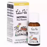 Edis Pets Five Flowers Bio Bachblüten Notfall Globuli für Tiere