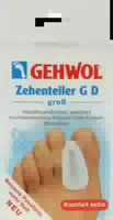 Gehwol Zehenteiler G Groß 3 St