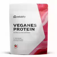 Edubily Veganes Proteinpulver Erdbeere