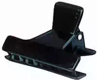 Efalock Abteilklammern Schwarz 12 stk