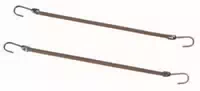 Efalock Haarbinder 10cm Braun 12 stk