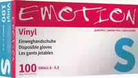 Efalock Vinyl Handschuhe Puderfrei Emotion S