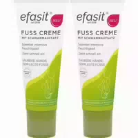 Efasit Fuss Creme mit Schwammaufsatz 75 ml Creme