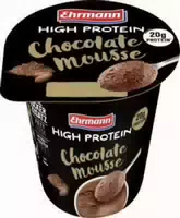 Ehrmann High Protein Choc Pudding Choc Chocsplits