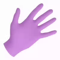 Einmalhandschuh Nitril Unste Puderfrei l Magenta