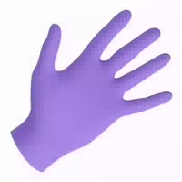 Einmalhandschuh Nitril Unste Puderfrei m 100 st