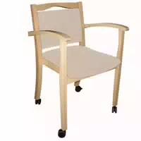 Einrichtungsdesign24 Seniorenstuhl Mit Armlehnen Auf Rollen Alexander