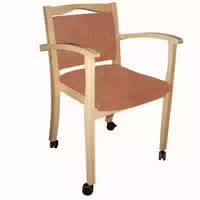 Einrichtungsdesign24 Seniorenstuhl Mit Armlehnen Auf Rollen Alexander