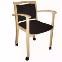 Einrichtungsdesign24 Seniorenstuhl Mit Armlehnen Auf Rollen Alexander