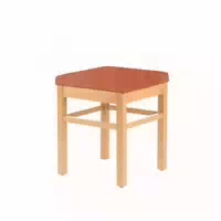 Einrichtungsdesign24 Sitzhocker für Seniorenstuhl Alexander